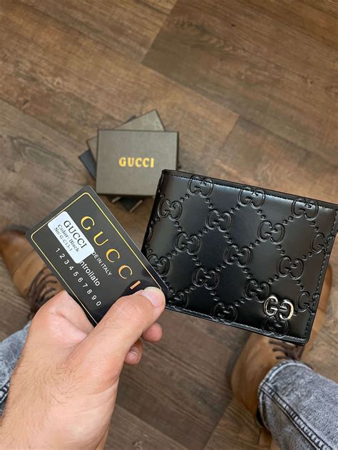 portefeuille homme luxe gucci|gucci portefeuille homme.